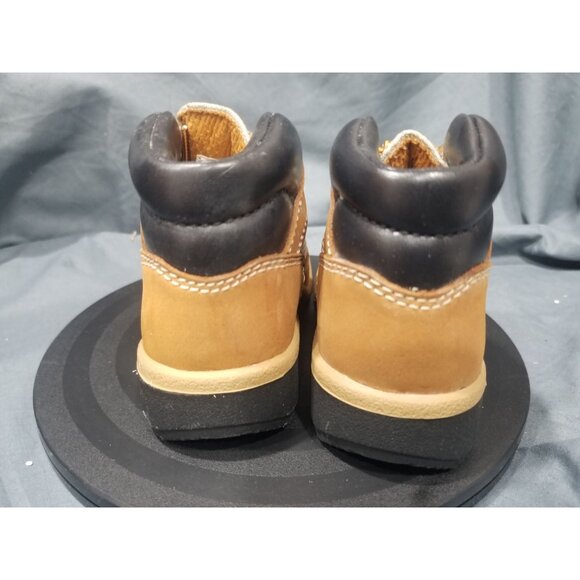Timberland Toddler Field Boot Mid Wheat Nubuck Premium Black Size 5 NEW NO BOX - Picture 6 of 9